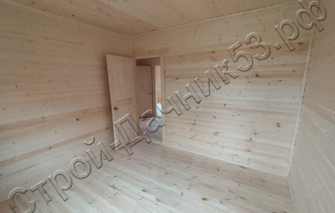 4 Каркасно-щитовой дом   Д-3, 9х8,5м, 67,5  М², Московская область, Можайский район, СНТ «Росинка». (9)